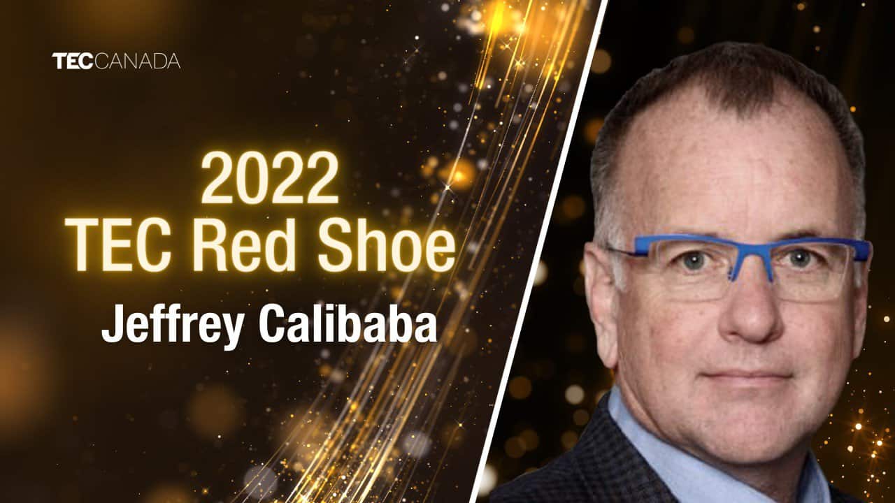 TEC Canada is proud to present Jeffrey Calibaba with this year's TEC Red Shoe Award.