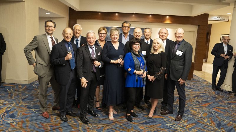 Dr. Marks (third from the left) with a group of fellow TEC Canada Chairs.