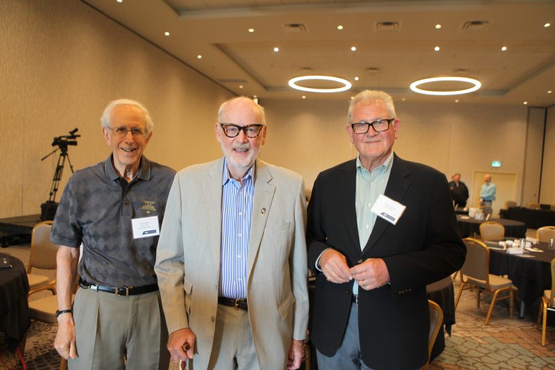Peter Buchanan (lefT) with Dr. Lynn Tanner (TEC Canada Founder) and Dr. Steve Marks (fellow TEC Chair)