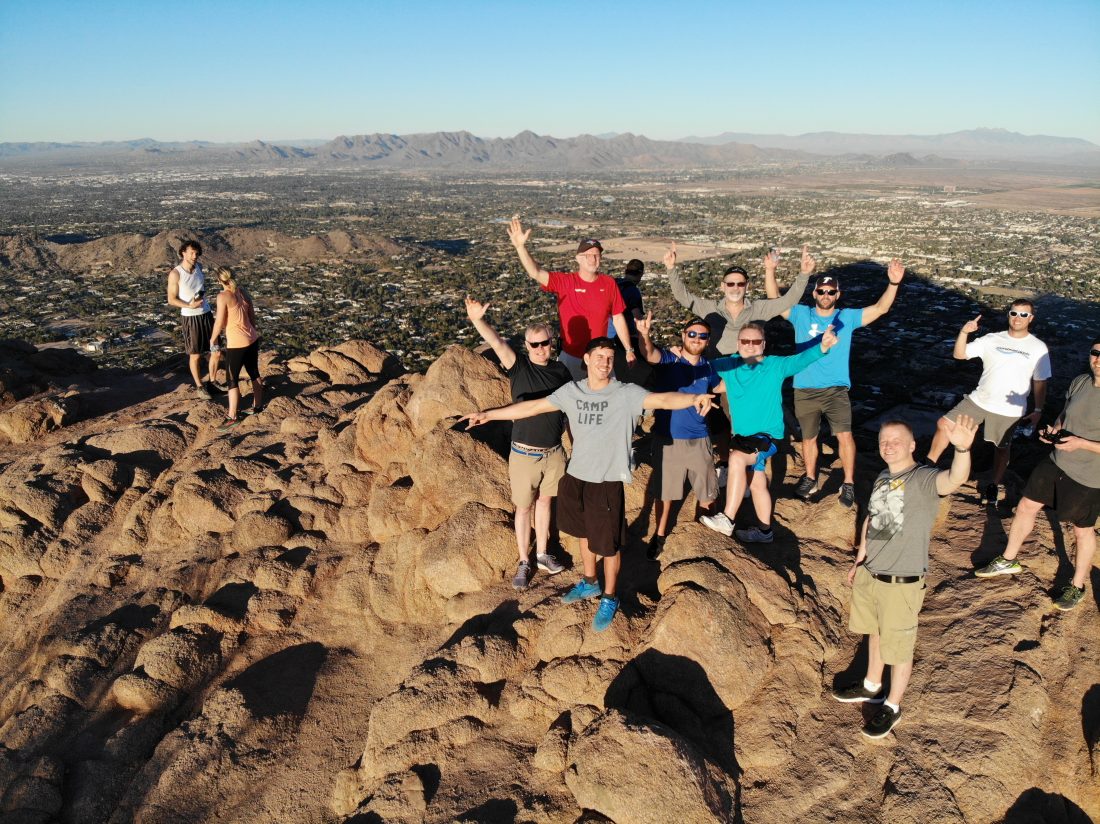 Gib-San's management team bonding retreat in Arizona 