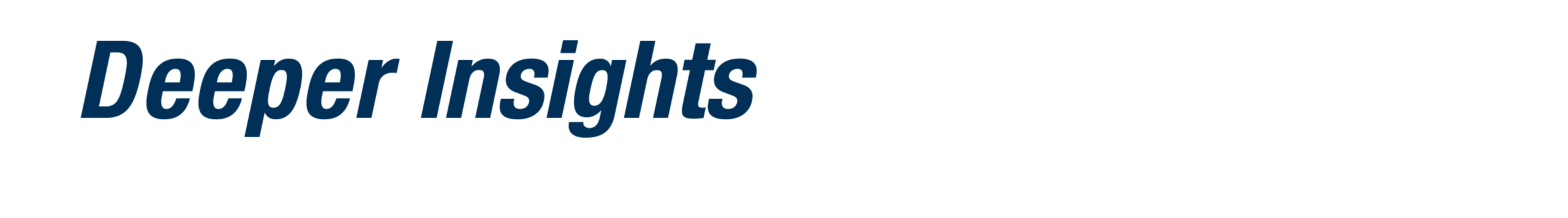 Deeper Insights Webinars Library - TEC Canada