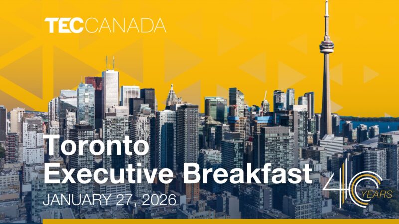 TEC Canada Toronto Executive Breakfast Networking Event