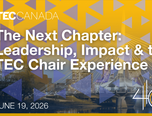 The Next Chapter: Leadership, Impact & the TEC Chair Experience